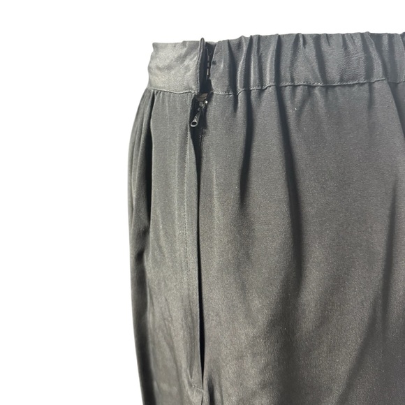 Vintage ARGENTI womens 8 100% Silk Maxi Opera Length Skirt Hong Kong Walk-Slit - Picture 3 of 11